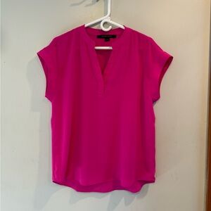 Hot pink blouse - small